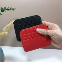 Women Small Coin Card Holder Purse Mens Slim ID Business Coin Money Credit Card Wallet Cardholder Pu Leather Purse Bags Card Holders