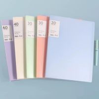 A4 Transparent Folder Documents Loose-Leaf Notes Book Student Test Papers Organize And Store School Large-Capacity Stationery