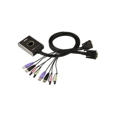 ATEN 2-PORT USB DVI รุ่น CS682 สวิตช์สวิตช์ภาพและเสียง KVM.