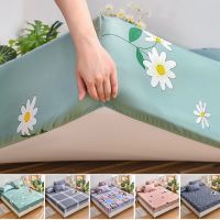 【hot】！ WASART printed elastic fitted sheet protector 2 people luxury double bed king size 90/180