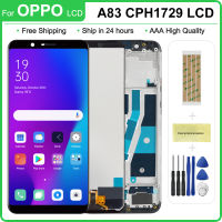 5.7 "; ต้นฉบับสำหรับ A83จอแสดงผล LCD Touch Screen Digitizer สมัชชาที่มีกรอบสำหรับ CPH1729จอแอลซีดี Pantalla อะไหล่