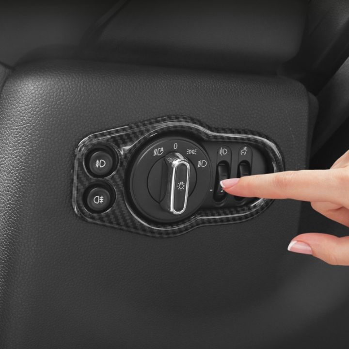 car-headlight-control-panel-shell-for-mini-f55-f56-car-interior-accessories-abs-plastic-switch-button-panel-sticker-cooper