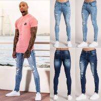 COD DSFERTEREERRE Skinny Jeans Men Pant กางเกงยีนส์สกินนี่ กางเกงยีนส์ แฟชั่นบุรุษ กางเกงยีนส์เดฟขัดขาด ขาเดฟรุ่น กางเกงยีนส์ผู้ชายขาเดฟ