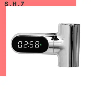 360 Degree Rotation Led Display Baby Safe Water Shower Thermometer With  Water Thermometer Water Flow Temperature Monitor Led Display Shower  Thermometers Accessories