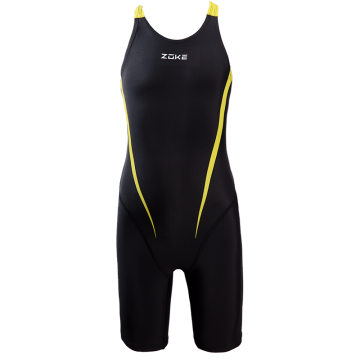 zoke-girls-training-competition-swimwear-kids-porfessional-racing-kneesuit-childrensports-swimsuits-one-piece-bathing-suit-for-teens-girl