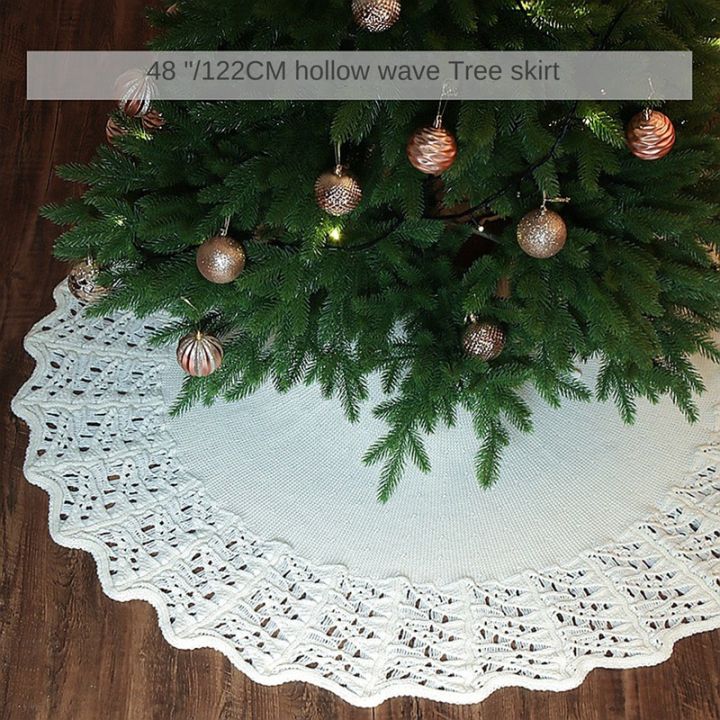 48-inch-knitted-christmas-tree-skirt-with-wavy-edges-large-round-for-xmas-holiday-party-decorations