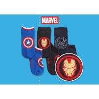 ✅ [6-7Y] GapKids | Marvel No Show Socks 3 Pack ถุงเท้า มาเวล 3 คู่ในเซต