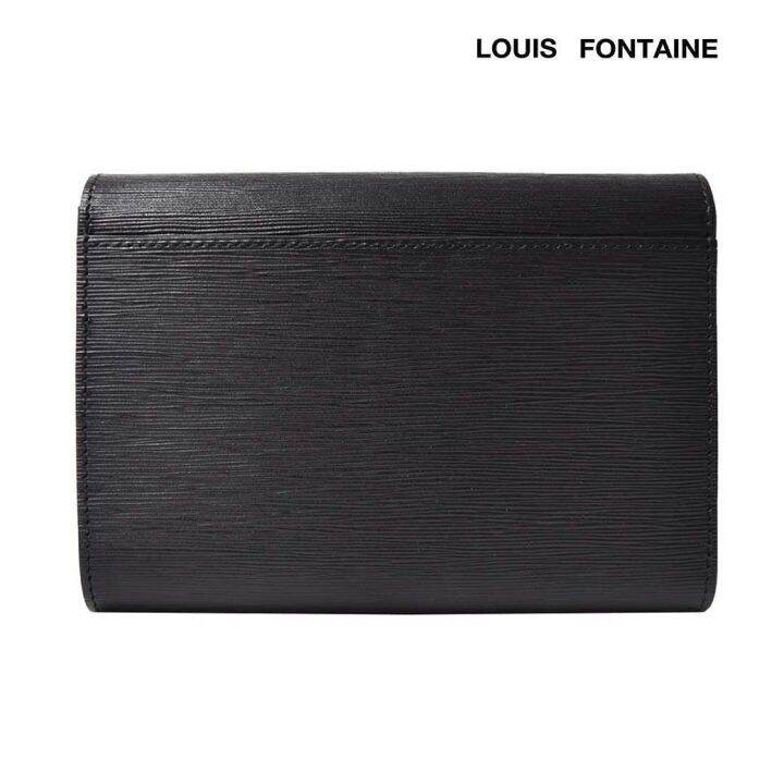 louis-fontaine-กระเป๋าสตางค์-3-พับกลาง-รุ่น-gems-สีดำ-lfw0014