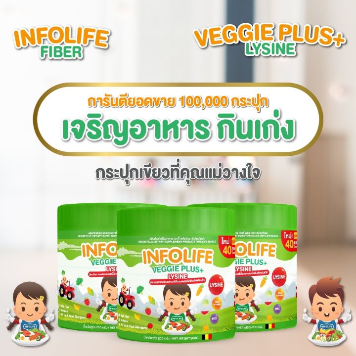 ส่งฟรี-ส่งทุกวัน-veggie-plus-lysine-เด็กเบื่ออาหาร-ลูกไม่กินผัก-ลูกไม่ทานข้าว-กินยาก-เจริญอาหาร-ท้องผูก-การขับถ่าย-ผงผักเด็ก