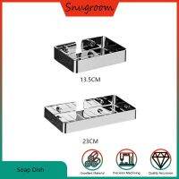 Snugroom ที่ใส่สบู่กันน้ำในห้องน้ำสแตนเลสแบบเจาะรู/ไม่ต้องเจาะรู