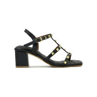 SHU PALETTE SOFT 2" ROCKSTUDS STRAPS SANDALS - BLACK รองเท้ารัดส้น