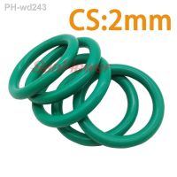 Lamberts 10PCS Fluororubber O-Ring 2mm OD5/5.5/6/6.5-170mm Gasket Ringcorrosion resistant sealing