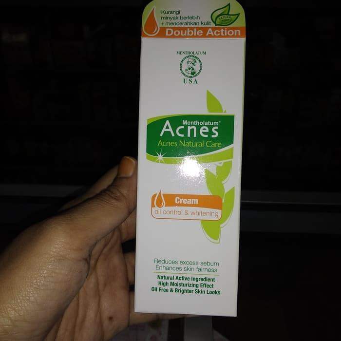 Acnes Natural Care Oil control & whitening cream Lazada Indonesia