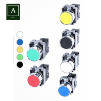 ถูกสุด! MODEL:ZB2  PUSH BUTTON SWITH 22MM ,สวิตซ์ปุ่มกด ขนาด 22มิล,Ith: 10A AC15 240V 3A COLOR: RED GREEN YELLOW BLUE