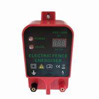 10KM Electric Fence Livestock High Voltage Pulse Controller Alarm Waterproof LCD Voltage Display(EU Plug)