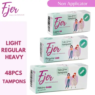 16pcs/box Super Absorbency Regular Cotton Tampons Women