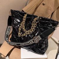 [COD] 2021 new trendy bag womens wash-free fabric large capacity simple diamond single shoulder Messenger can be portable