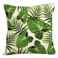 Tropical Plants Nordic Watercolor Linen Decorative Pillows Covers