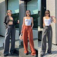 New in ?⚡️ (430฿ฟรีส่ง) Stripe trouser Korea designed ? กางเกงแบบใหม่แบบสับ เกาหลีเกาใจ  สามารถใส่เป็นเอวสูง/เอวต่ำได้