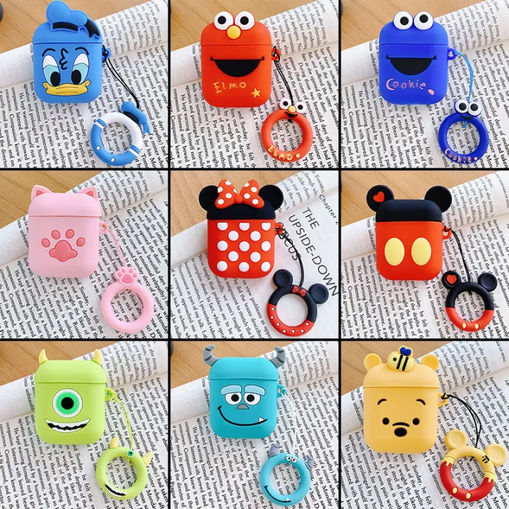 Cartoon Soft Silicone Case for Apple Airpods 1 2 Headphone Case Cute  Bluetooth Headset Air Pods 1/2 Case Pouch Protective | Lazada PH