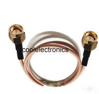 Coaxial Male Crimp Pigtail Male Loss Low 10/15/20/30/50cm SMA RG142 Cable to RF 1/2/3/5/10M Connector Coax SMA Cable