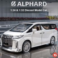 โมเดลรถยนต์ TOYOTA MPV ALPHARD ขนาด 1:24 พร้อมไฟสีเสียง