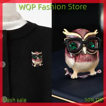 Brooches For Ladies Vintage Owl Brooch Fashion Women'S Brooch Cardigan Pin  Sweater Coat Accessories