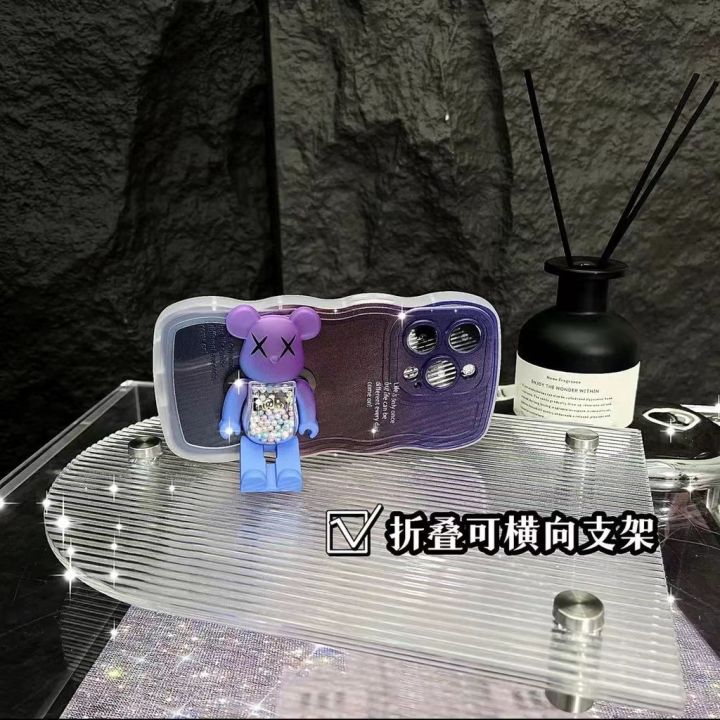 caseapple-purple-violent-bear-adjustable-support-soft-case-for-iphone11-เคสiphone14promax-เคสไอโฟน11-caseiphone8-เคสไอโฟน7พลัส-เคสi11-เคสi12-เคสi13pm-colour-wave-edge-caseiphone12-เคสไอโฟนxr-xsmax-เคส