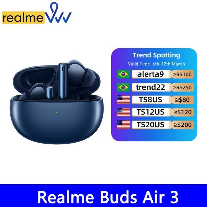 Tws Headphones Realme Buds Air 3 Bluetooth Headphones 30 Hours - Air 3 ...