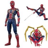 Shfiguarts โมเดลฟิกเกอร์สไปเดอร์แมน,โมเดลฟิกเกอร์ไอรอนแมนจากมาร์เวลตำนาน Peter Parker ตุ๊กตาขยับแขนขาได้สไปเดอร์แมนของเล่นสำหรับสะสม