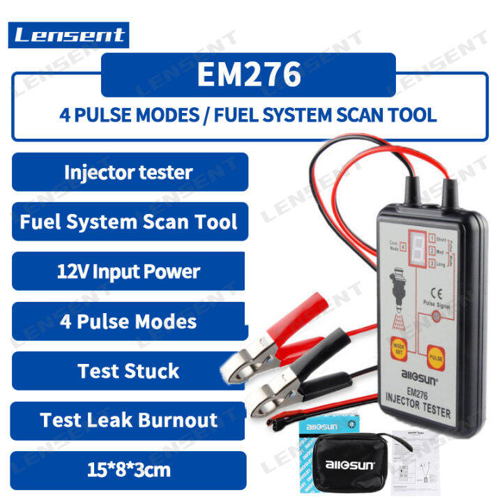 Lensent EM276 Professional Injector Tester Fuel Injector 4 Pulse Mode