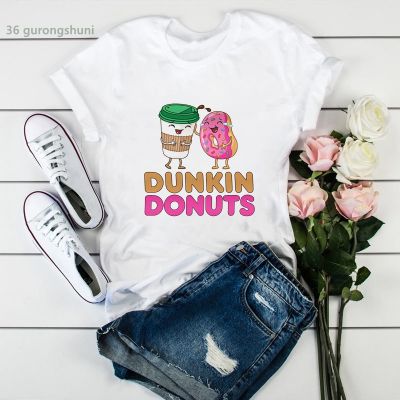 Charli Damelio Dunkin Graphic Print Women Tshirt Summer Casual T Shirt Camiseta Mujer Stleri 100% Cotton Gildan