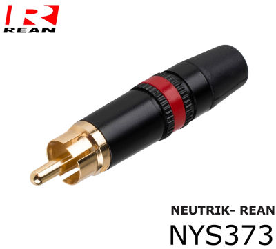 Neutrik REAN NYS373-2 RCA Male Plug Red Color ตัวผู้สีแดง