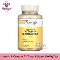 Solaray, Vitamin B-Complex 75, Timed-Release, 100 VegCaps