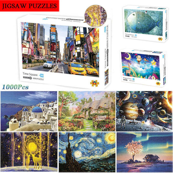 DIY Jigsaw Puzzles 1000 Pieces High Definition Puzzle Toy Landscapes