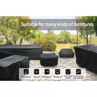 （HOT）Abdeckung Garden Furniture Cover Waterproof Dustproof Outdoor Table Chair Sofa Rain Snow Protective Cover Black 72 Size