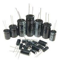 20PCS 100V 160V 200V 250V 400V 450V Aluminum Electrolytic Capacitor 1UF 2.2UF 3.3UF 10UF 22UF 47UF 100UF 150UF 220 330UF 470UF Electrical Circuitry Pa