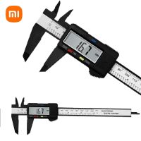 【LZ】✕□☊  Xiaomi-Paquímetro Digital Eletrônico 150mm 100mm Fibra De Carbono Vernier Dial Micrômetro Gauge Ferramenta De Medição Régua Digital