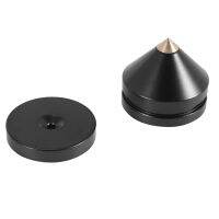 8Sets Speaker Stand Feet Foot Pad Aluminium Alloy Metal (NOT Natural Wood ) Spikes Cone Floor Foot Nail M23X20