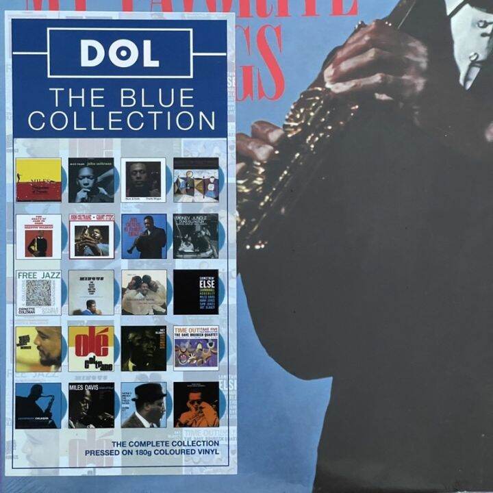 แผ่นเสียง-john-coltrane-my-favorite-things-vinyl-lp-album-reissue-blue-vinyl-แผ่นเสียงเสียงมือหนึ่ง-ซีล