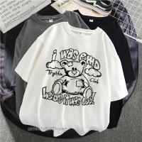 Satine Harajuku Kawaii Female/Male T-Shirt Bear Print Tops &amp; Tees Fashion Casual T Shirt Men/Women Clothing T-Shirts