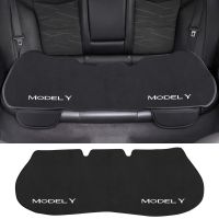 {Automobile accessories} สำหรับ Tesla Model Y 3 S X อุปกรณ์เสริมเบาะรองนั่งในรถยนต์ผ้ากำมะหยี่ผ้าไหมน้ำแข็ง1ชิ้น