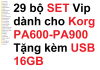 29 bộ set vip dành cho đàn organ korg pa600 và pa900 + tặng kèm theo usb - ảnh sản phẩm 1