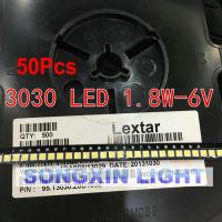 50pcs Lextar 3030 6V LED Backlight High Power LED 3030 6V 1.8W Cool white 150-187LM PT30W45 V1 TV Application 3030 smd led diode