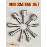 HORUSDY ชุดหัวบล็อกจับสกรูเซ็ต 9 ชิ้น Nutsetter Set