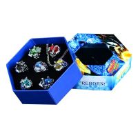 ✿INF✿ 7PcsSet Katekyo Hitman Reborn Vongola Alloy Rings Anime Cosplay Fashion Jewelry