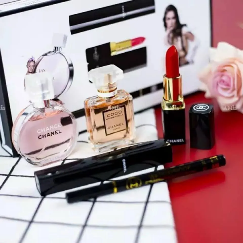 Nước Hoa Chanel Mini  Set nước hoa Channel 5 chai Hương thơm sang chảnh  quyến rũ  Lazadavn