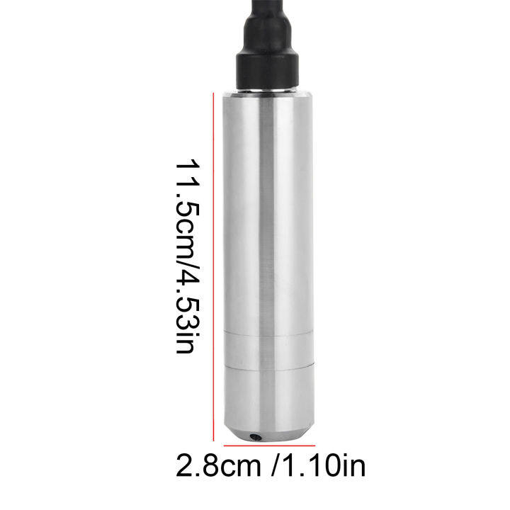 เซ็นเซอร์วัดระดับของเหลว316สแตนเลส-dc24v-4-20ma-เซ็นเซอร์วัดระดับของเหลวชนิดโยนอินสำหรับตรวจจับความลึกของช่วง0-5เมตร