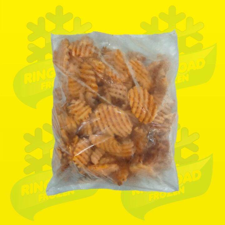 MCCAIN WAFFLE FRIES 1000 GR WAFFLE KENTANG GORENG PREMIUM REPACK