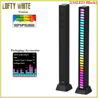 ไฟ LED สีขาวสร้างสรรค์5V USB 16/32ไฟ LED กลางคืนแถบแสงจังหวะดนตรีควบคุม RGB